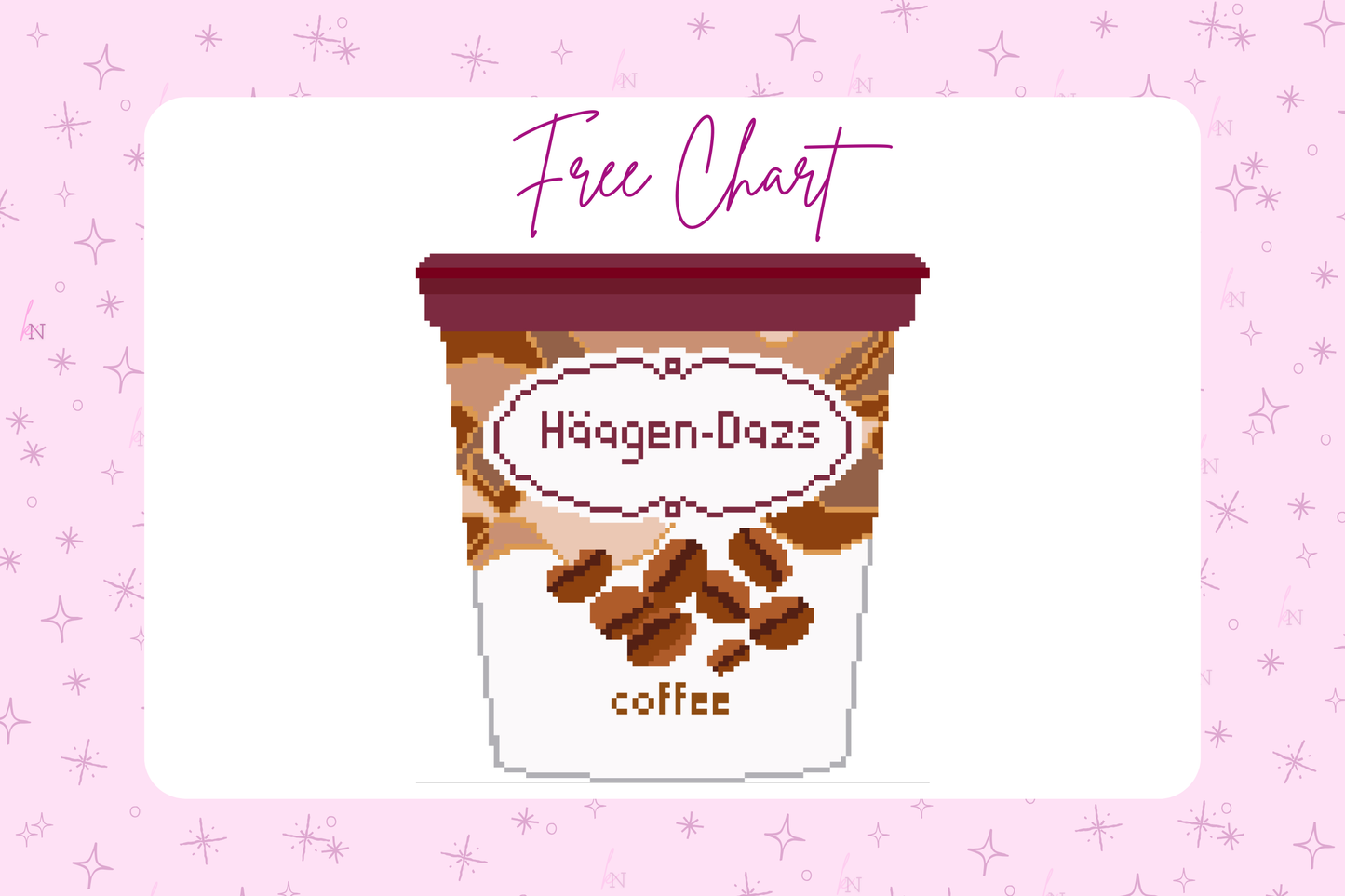 Coffee Ice Cream Pint - Free Chart