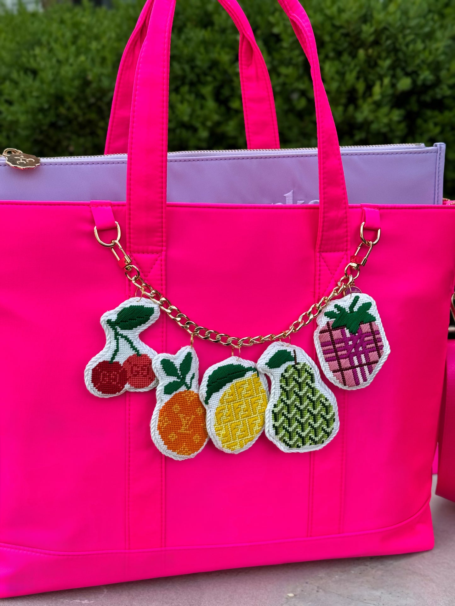 Designer Pear | Needlepoint Charm Bar