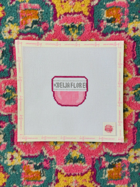 Beija Flor Cream Canvas, Small