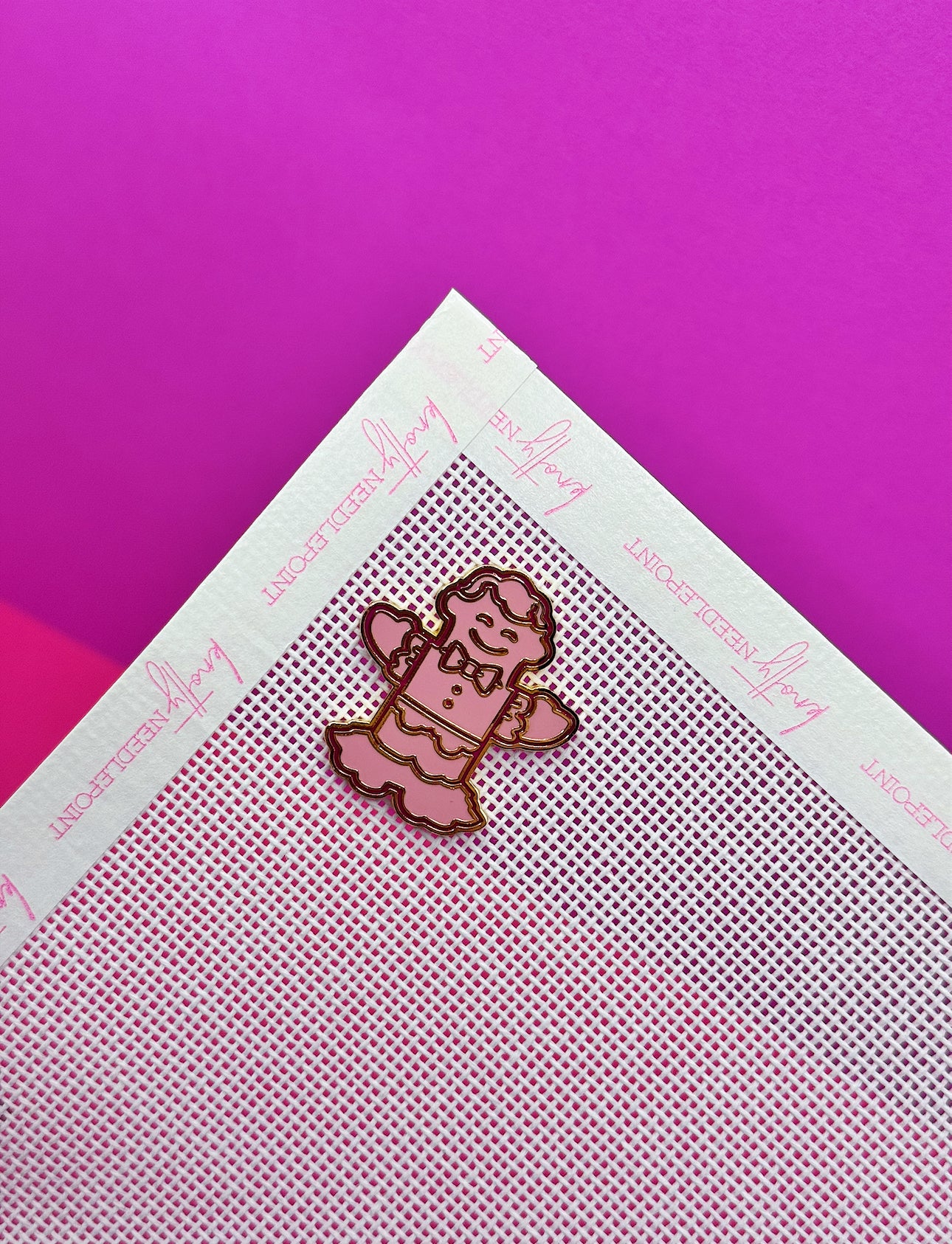 Pink Game Piece Needleminder