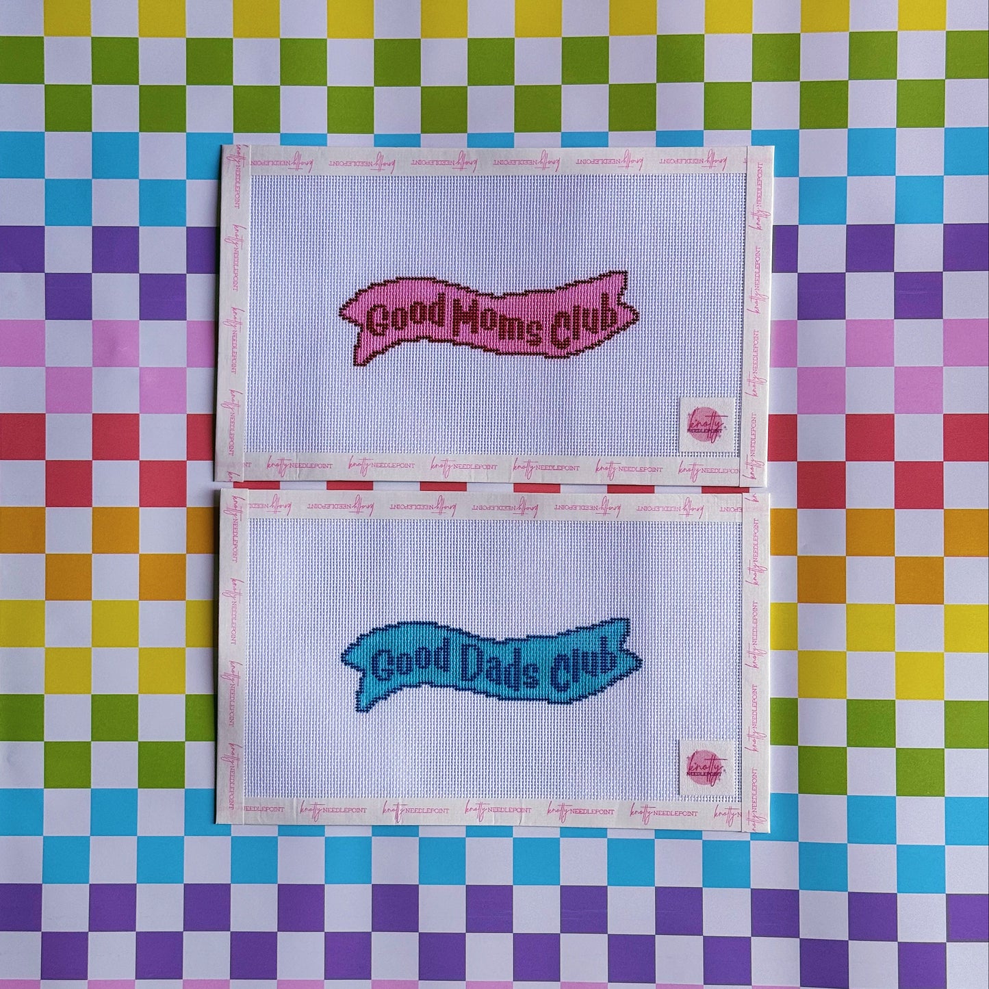 Good Moms Banner Needlepoint Canvas