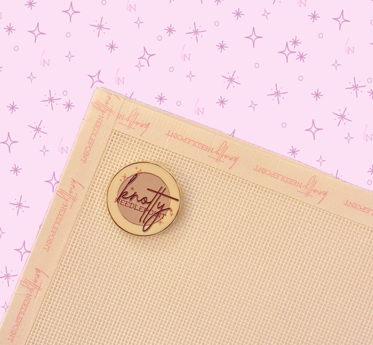 Knotty Needlepoint Logo Needleminder