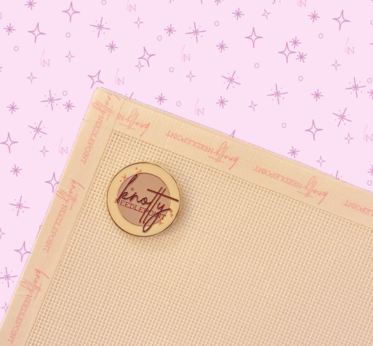 Knotty Needlepoint Logo Needleminder