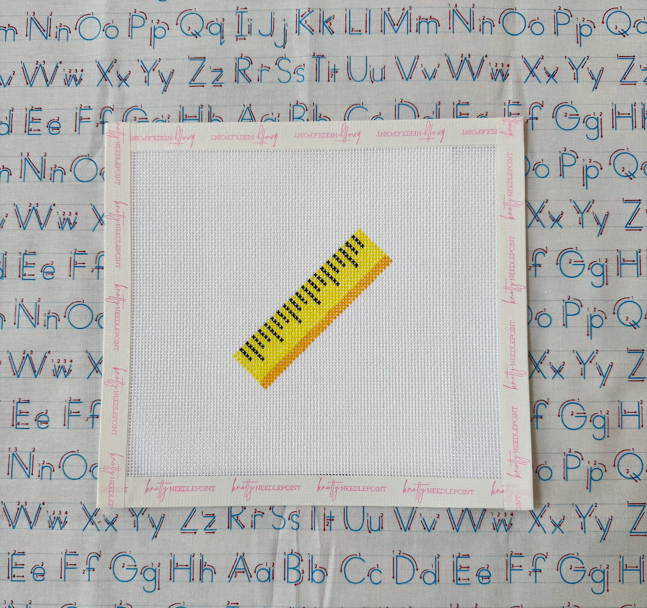 Ruler Canvas | Needlepoint Charm Bar