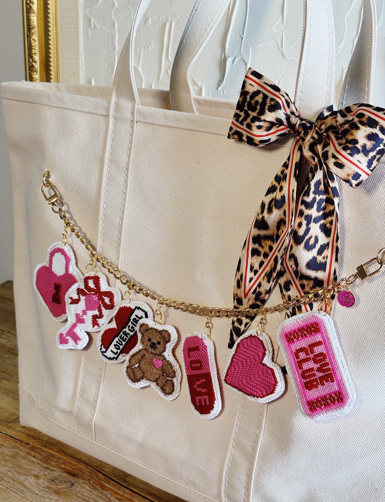 Love Club Ticket | Needlepoint Charm Bar