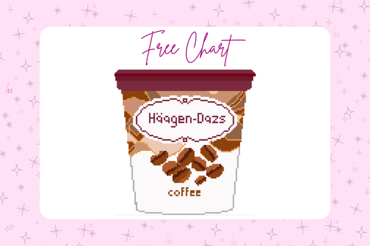 Coffee Ice Cream Pint - Free Chart