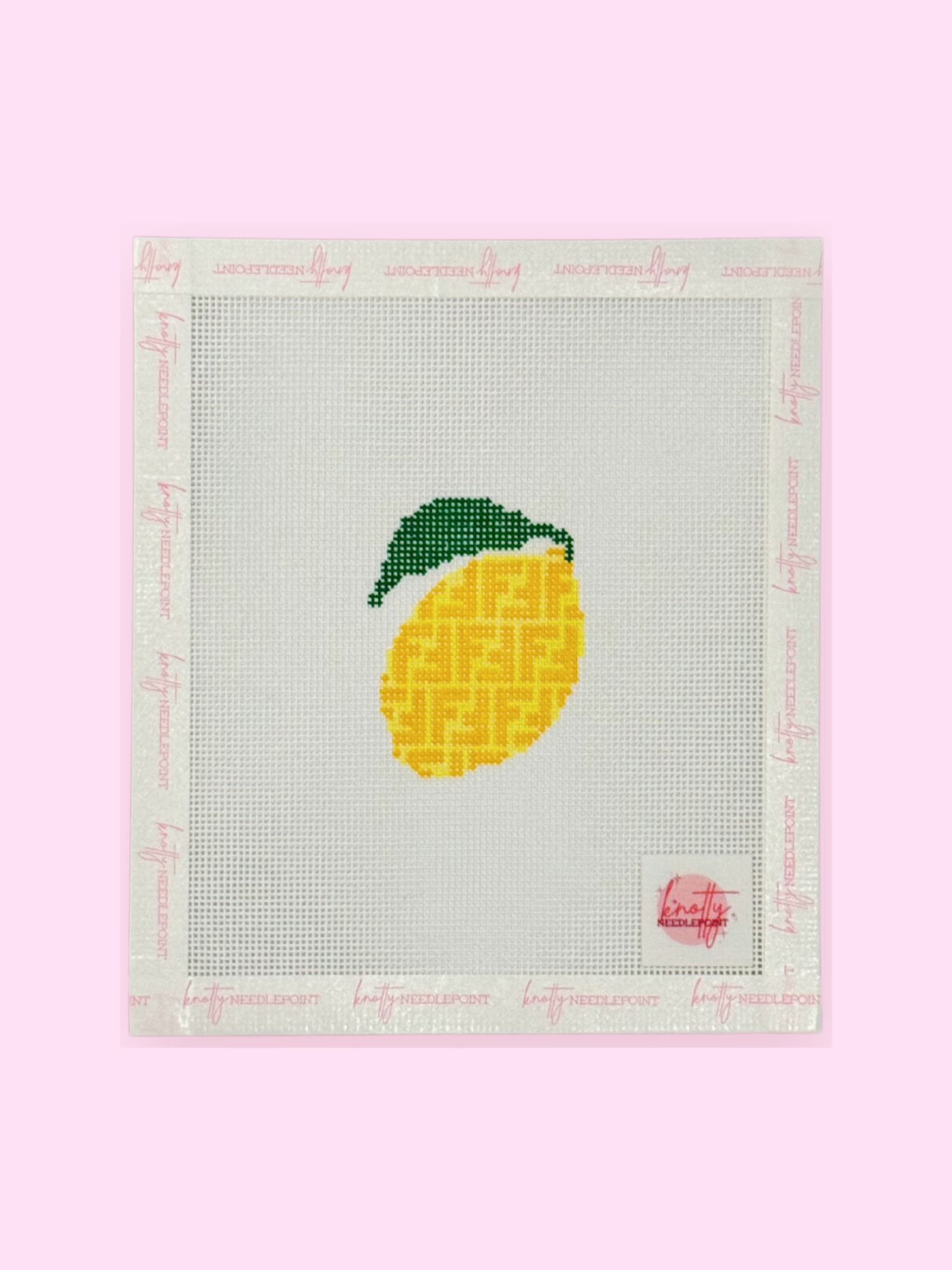 Designer Lemon | Needlepoint Charm Bar