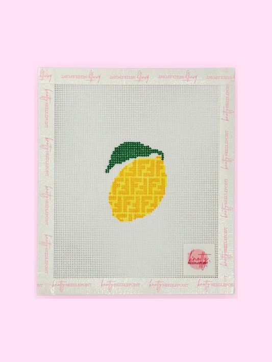 Designer Lemon | Needlepoint Charm Bar