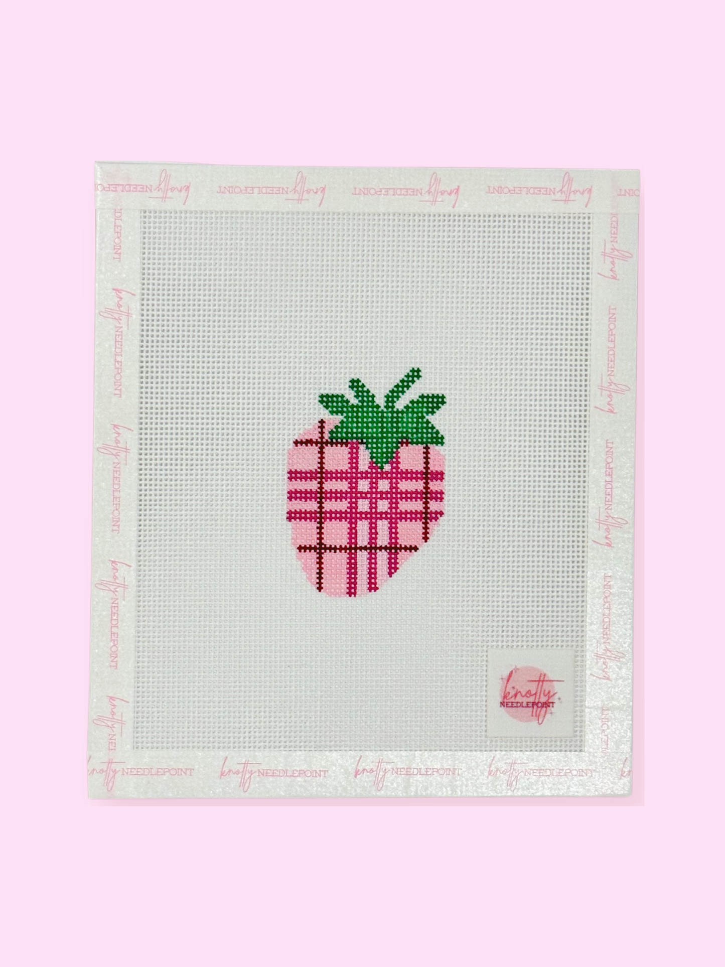Designer Strawberry | Needlepoint Charm Bar